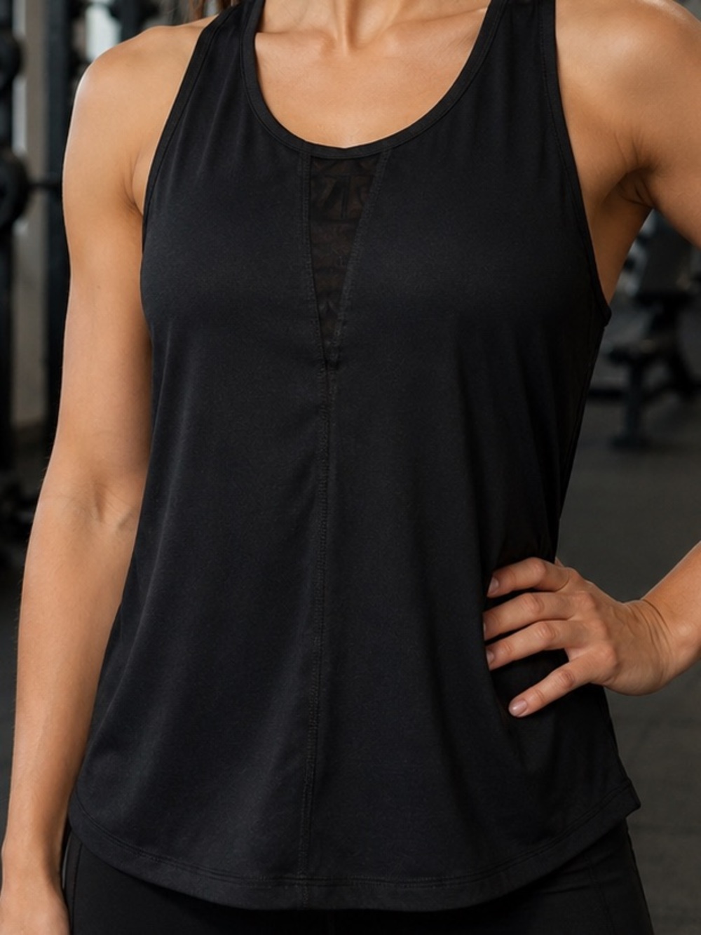 ZYIA Black Performance Tank Top